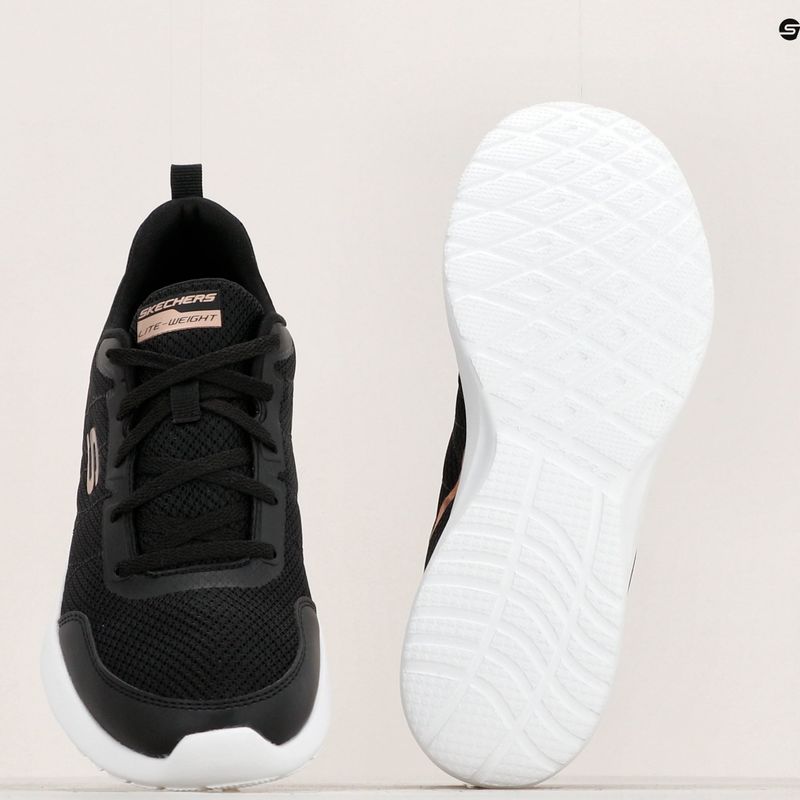 Dámska tréningová obuv SKECHERS Skech-Air Dynamight The Halcyon black/rose gold 14