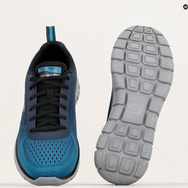 SKECHERS Track Ripkent pánska tréningová obuv navy/blue 9