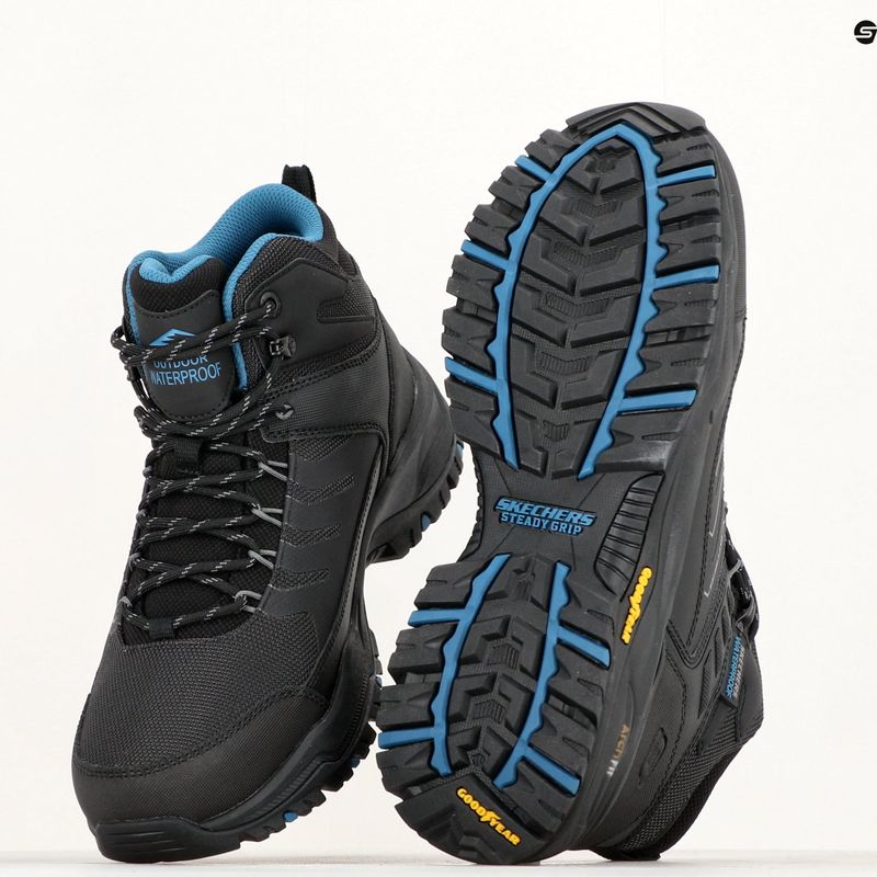 Pánska treková obuv SKECHERS Arch Fit Dawson Raveno black 14