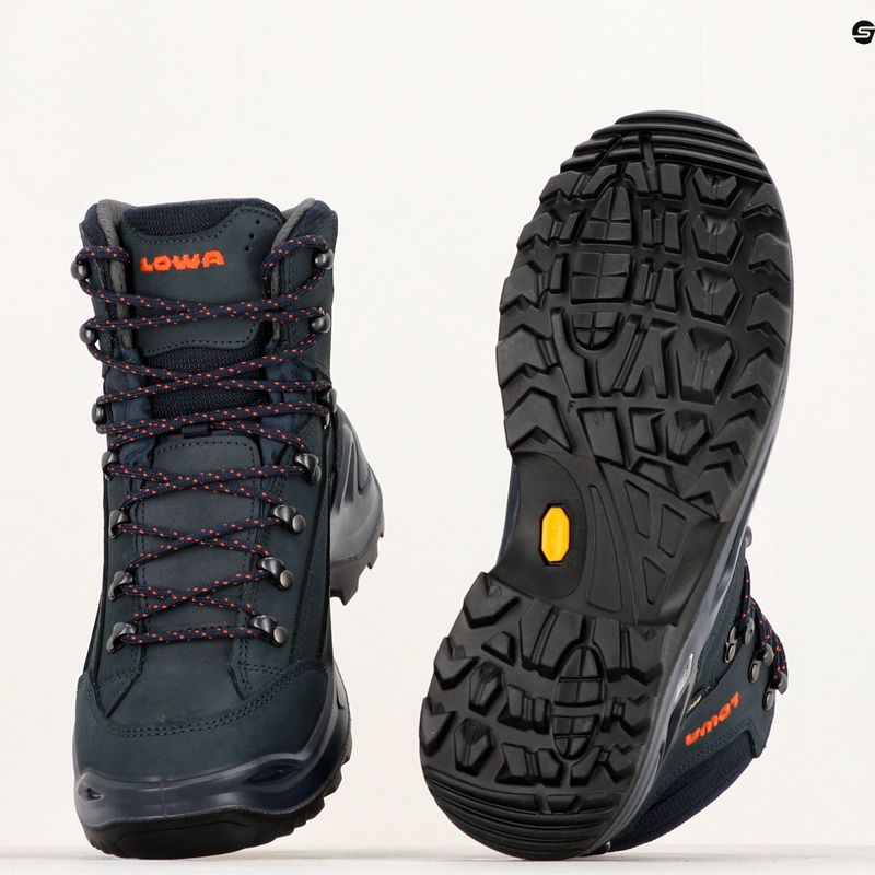 Obuv LOWA Renegade GTX Mid navy/orange 14