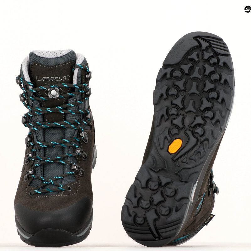 Dámska treková  Obuv LOWA Badia GTX anthracite/blue 8