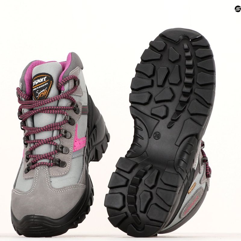 Dámske trekové topánky Grisport grey 13316SCA7G 10