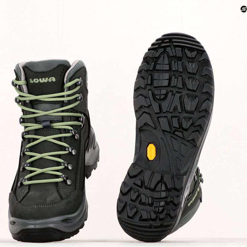 Obuv LOWA Renegade GTX Mid graphite/jade 11