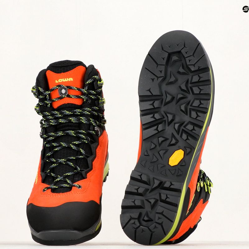 Obuv LOWA Cadin II GTX Mid flame/limone 8