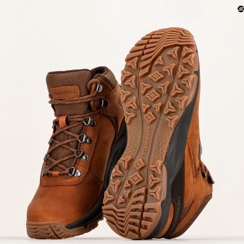 Pánske trekové topánky Merrell Erie Mid Ltr WP toffee 8