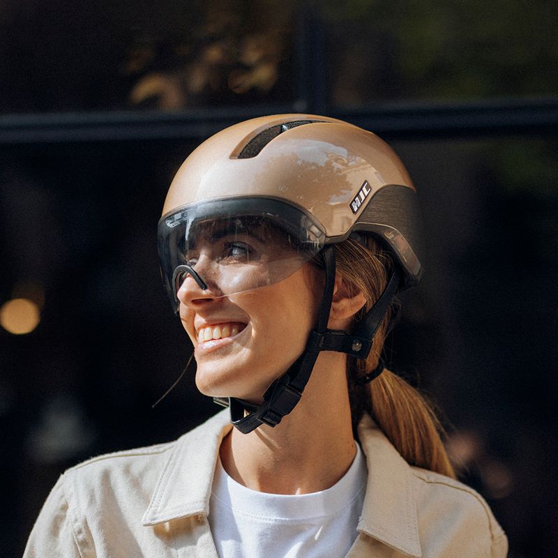 Cyklistická prilba HJC Calido Plus hnedá 81428202 8