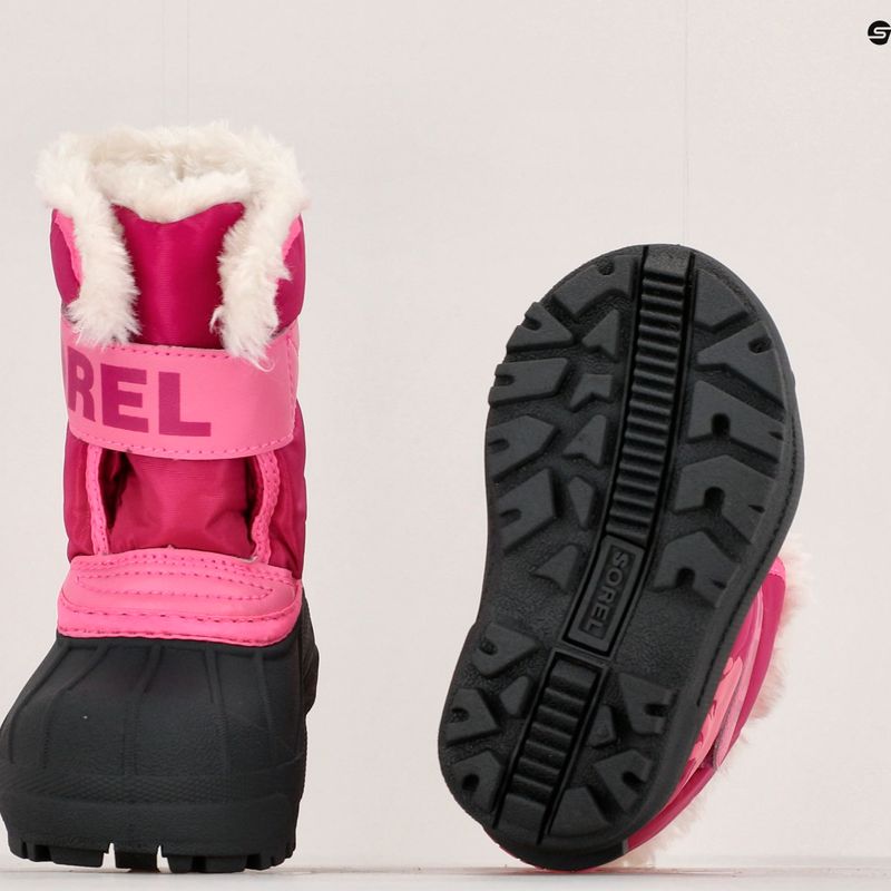 Detské snehule Sorel Snow Commander tropical pink/deep blush 15