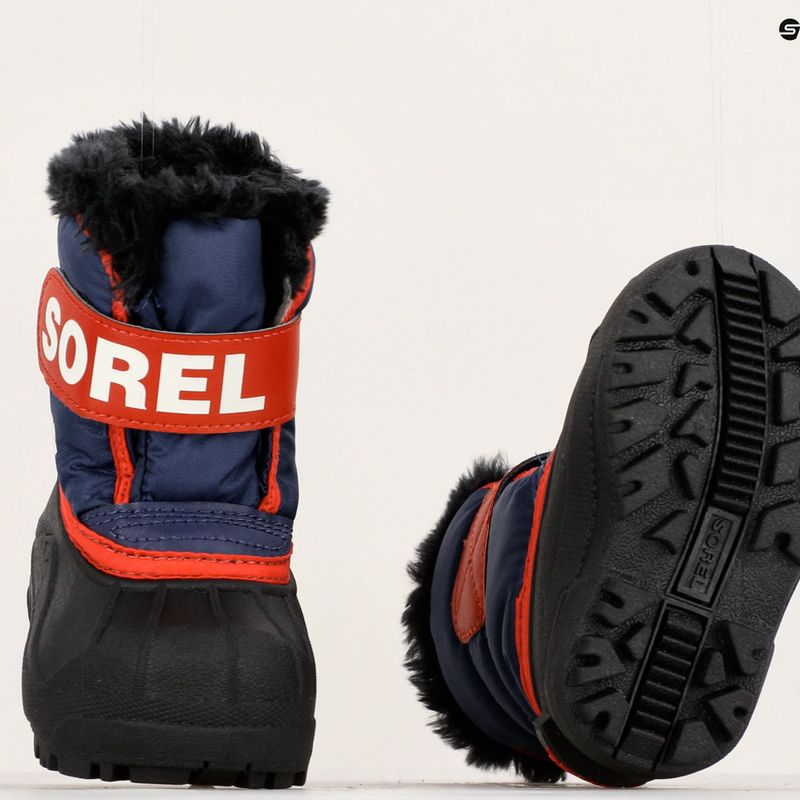 Detské snehové topánky Sorel Snow Commander nocturnal/sail red 15