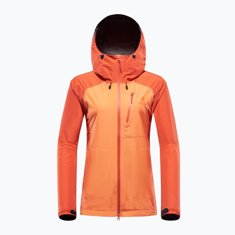 Dámska bunda do dažďa BLACKYAK Zebu orange 20010211B 5