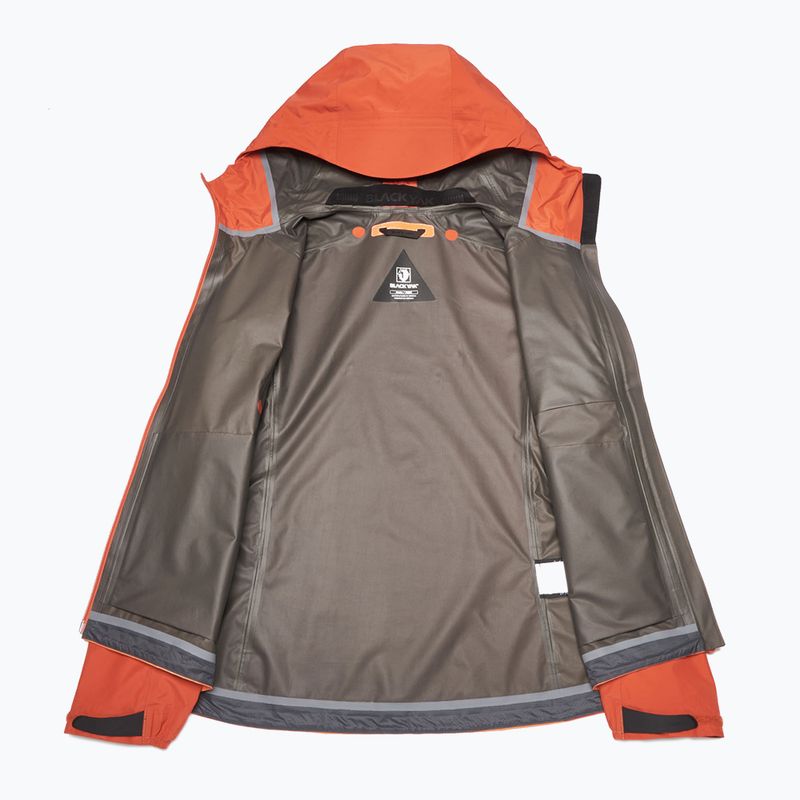 Dámska bunda do dažďa BLACKYAK Zebu orange 20010211B 7