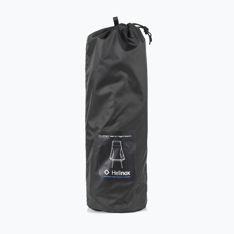 Kempingová stolička Helinox Zero High Back black 6