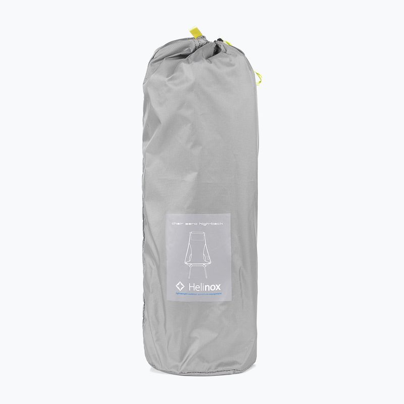Kempingová stolička Helinox Zero High Back grey 5