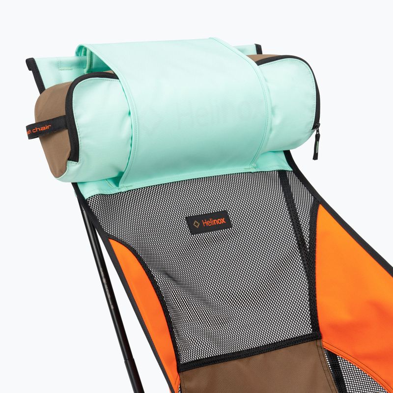 Turistické kreslo Helinox Beach mint multiblock 3