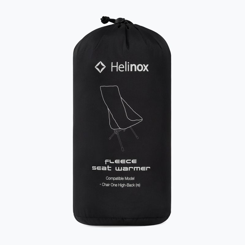 Helinox Fleecový ohrievač sedadla pre stoličku One (re) čierny 8