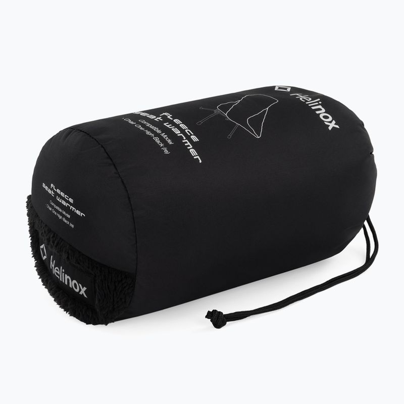 Helinox Fleecový ohrievač sedadla pre stoličky Highback (re) čierny 9