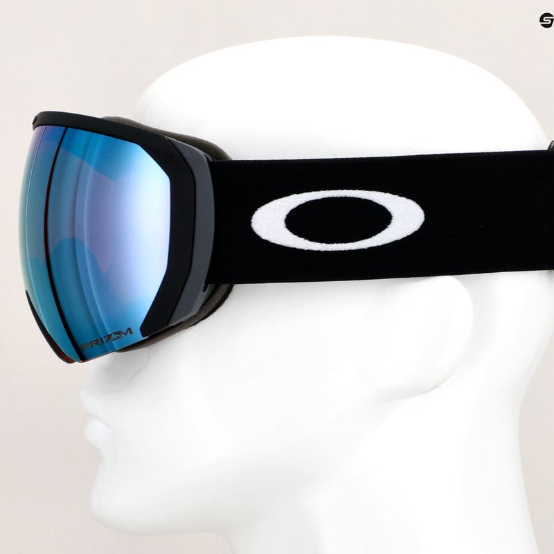 Lyžiarske okuliare Oakley Flight Path matte black/prizm snow sapphire iridium 10