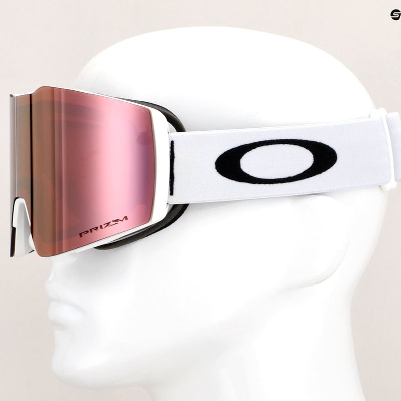 Lyžiarske okuliare Oakley Fall Line matte white/prizm rose gold 10