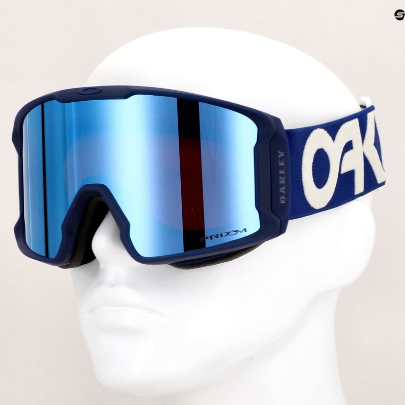 Lyžiarske okuliare Oakley Line Miner matte b1b navy/prizm sapphire iridium 7