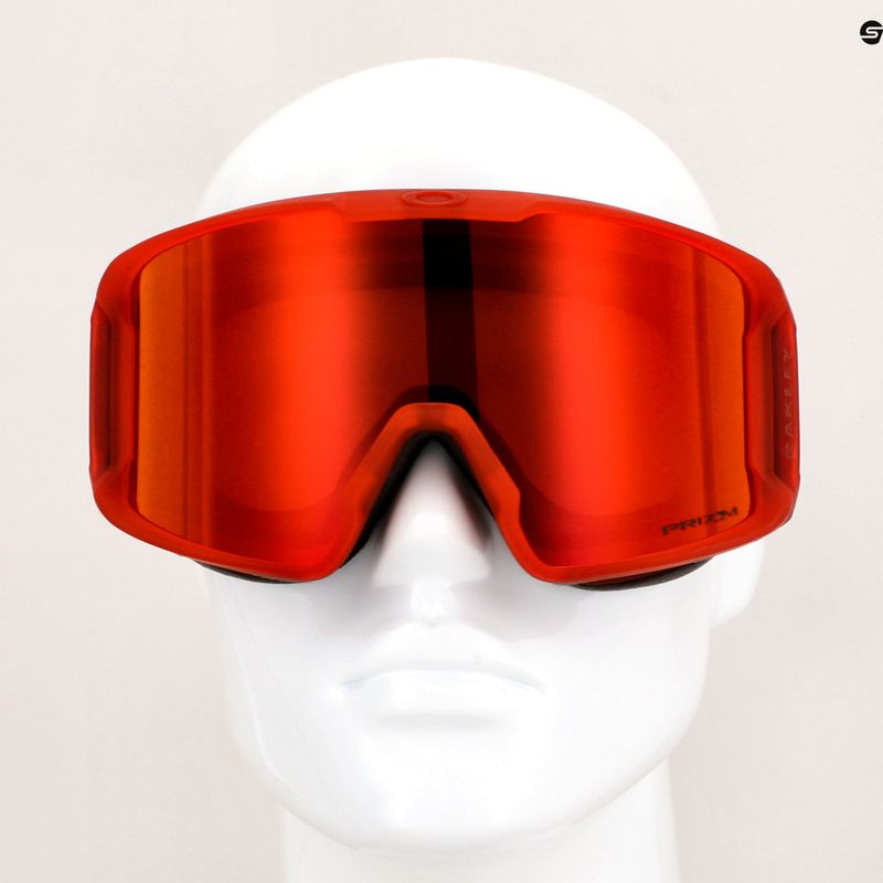 Lyžiarske okuliare Oakley Line Miner matte b1b redline/prizm torch iridium 7
