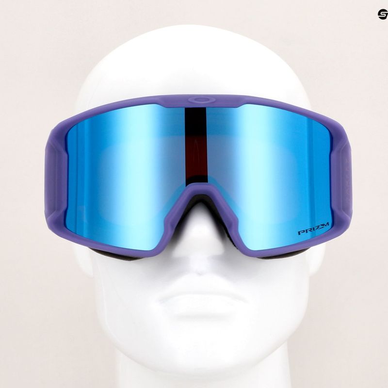 Lyžiarske okuliare Oakley Line Miner matte b1b lilac/prizm sapphire iridium 7