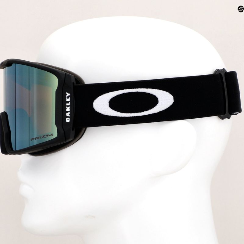 Lyžiarske okuliare Oakley Line Miner matte black/prizm sage gold 7