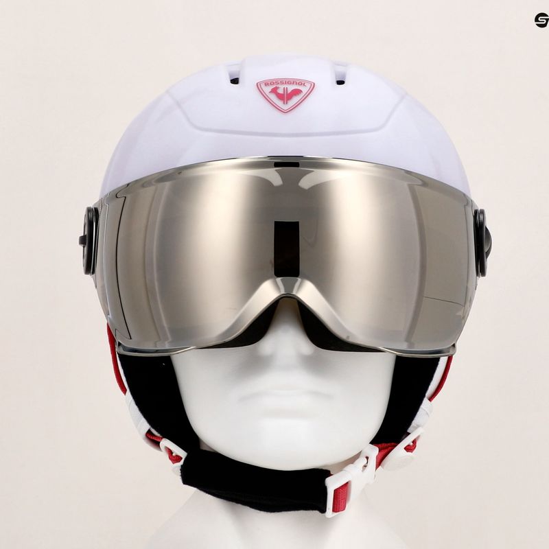Rossignol Detská lyžiarska prilba Whoopee Visor Impacts biela 13