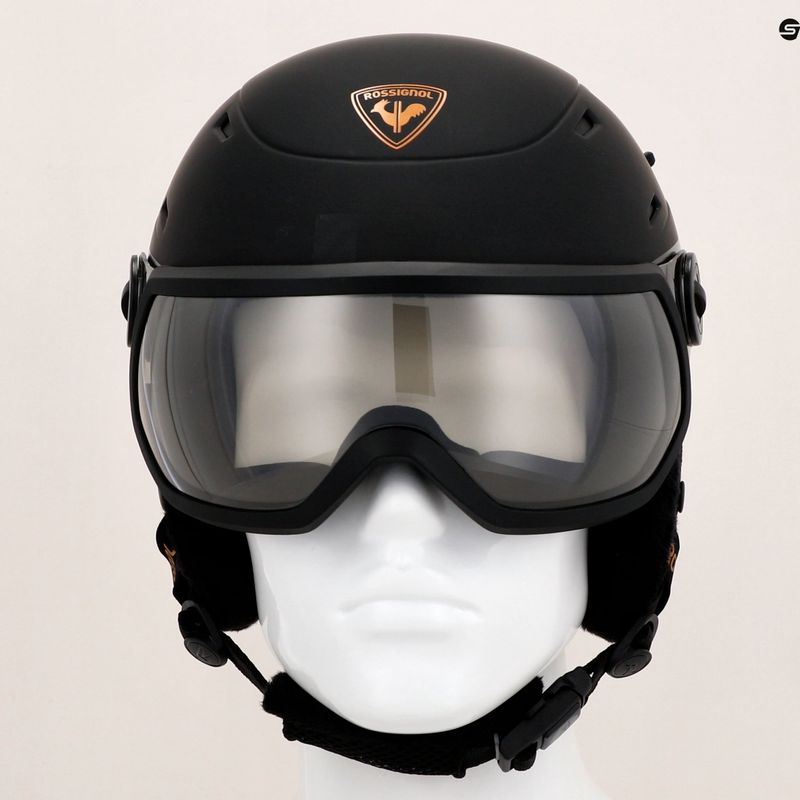 Dámska lyžiarska prilba Rossignol Allspeed Visor Imp Photo black 12