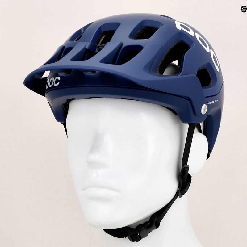 MTB cyklistická prilba POC Tectal Race MIPS lead blue/hydrogen white matt 10