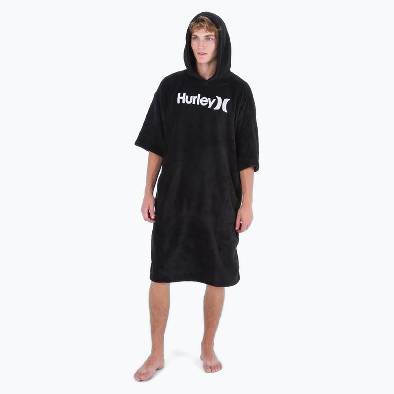 Čierne pončo Hurley One&Only