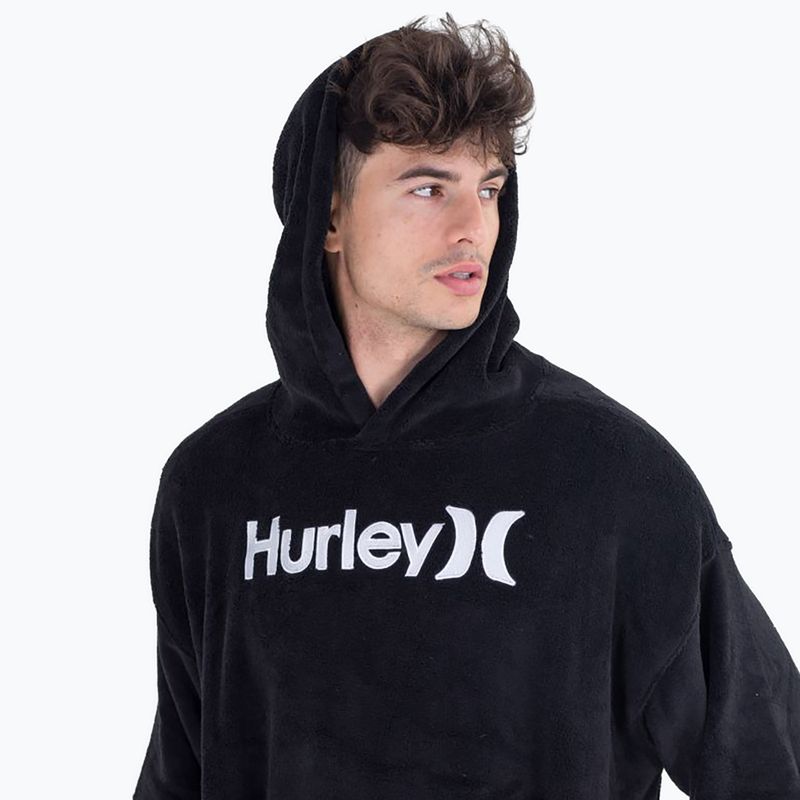Čierne pončo Hurley One&Only 5