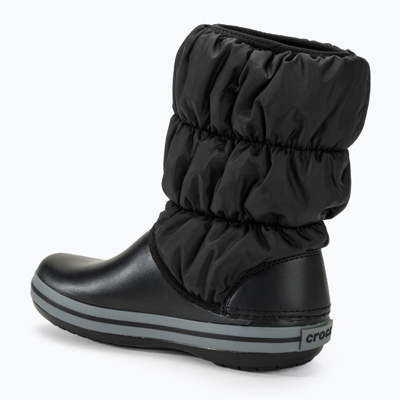 Dámske snehové topánky Crocs Winter Puff black/charcoal 3