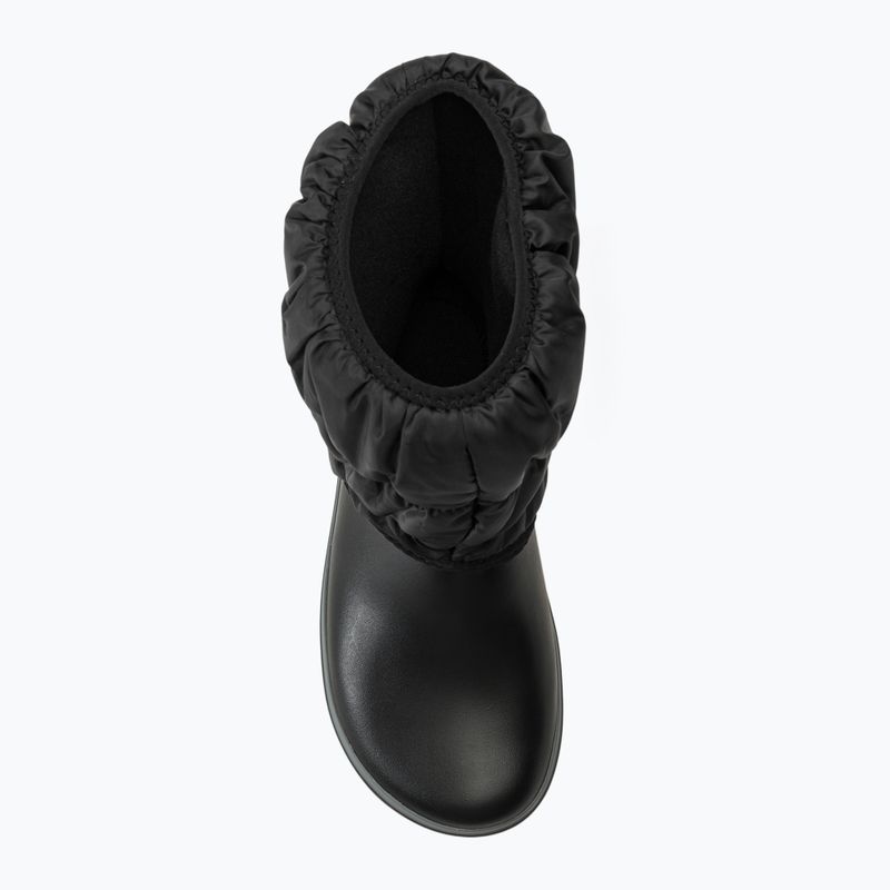 Dámske snehové topánky Crocs Winter Puff black/charcoal 5