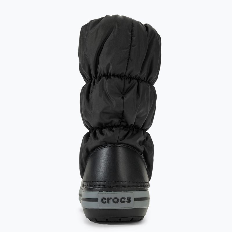 Dámske snehové topánky Crocs Winter Puff black/charcoal 6