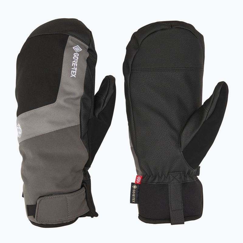 Pánske snowboardové rukavice 686 Gore-Tex Linear Under Cuff Mitt charcoal