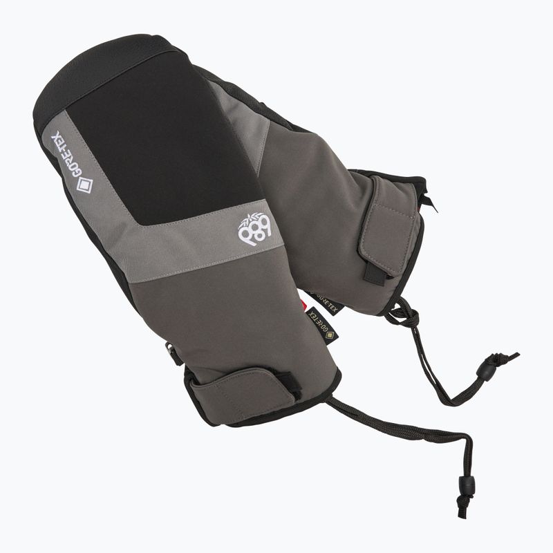 Pánske snowboardové rukavice 686 Gore-Tex Linear Under Cuff Mitt charcoal 6
