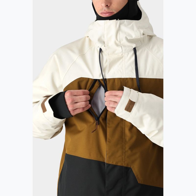 Pánska snowboardová bunda 686 Geo birch wash colorblock 4