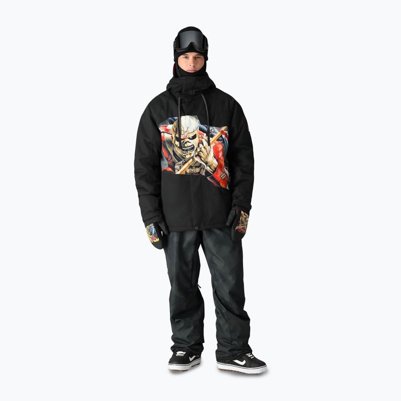 Pánska snowboardová bunda 686 Geo iron maden trooper black 2