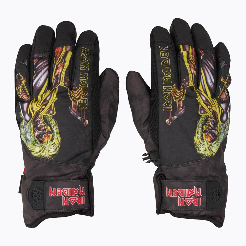 Snowboardové rukavice 686 Primer iron maiden eddies black 2
