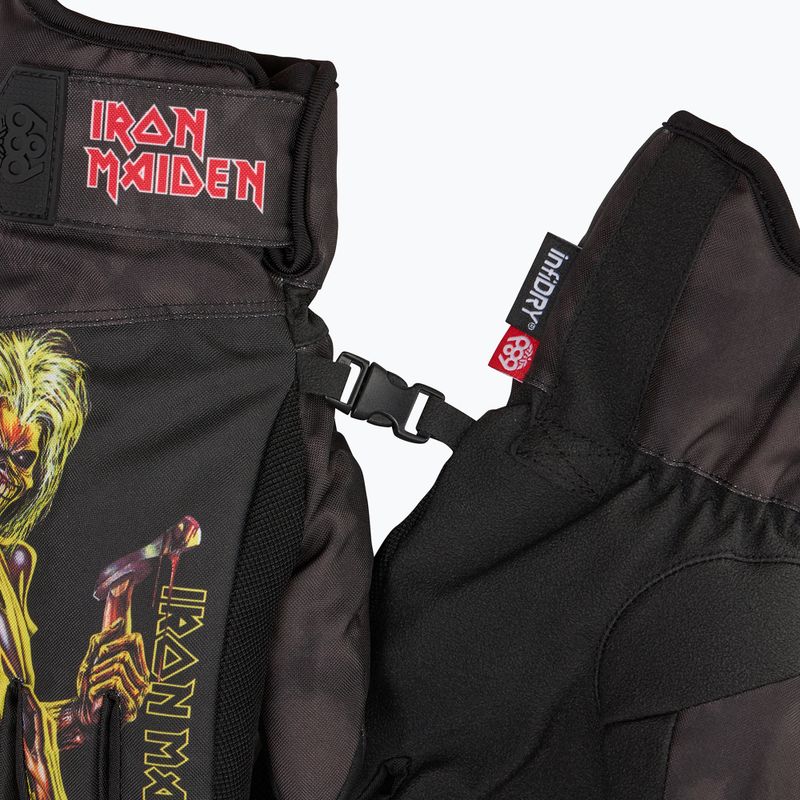 Snowboardové rukavice 686 Primer iron maiden eddies black 5