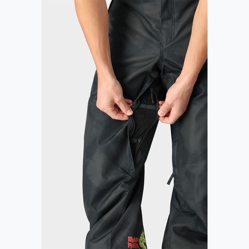 Pánske snowboardové nohavice 686 Standard iron maiden eddies black 3