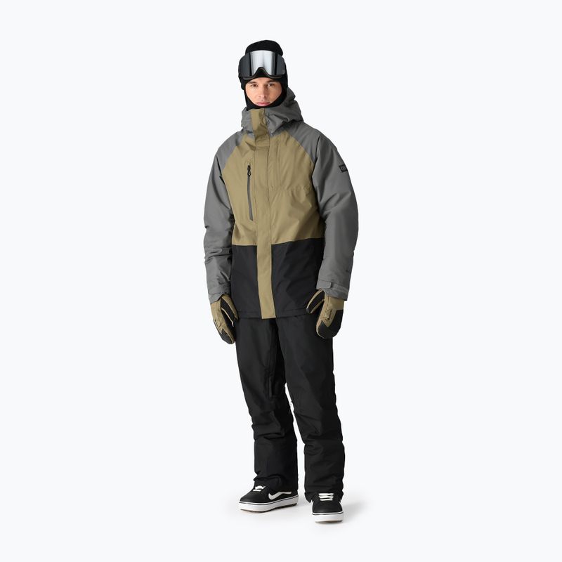 Pánska snowboardová bunda 686 Gore-Tex Core Insulated rhino grey colorblock 2