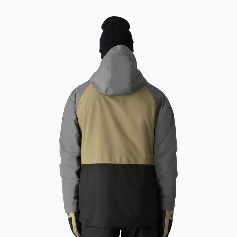 Pánska snowboardová bunda 686 Gore-Tex Core Insulated rhino grey colorblock 3