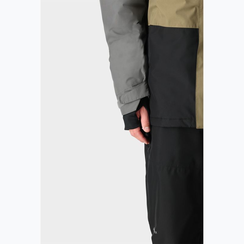Pánska snowboardová bunda 686 Gore-Tex Core Insulated rhino grey colorblock 7