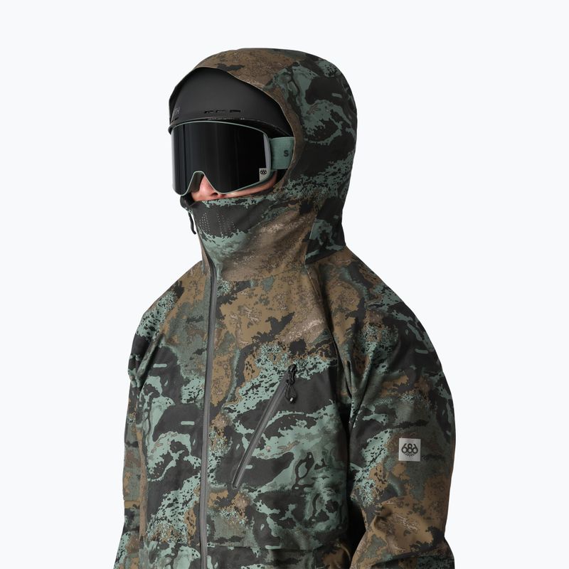 Pánska snowboardová bunda 686 Hydra Thermagraph cypress green hemisphere 4