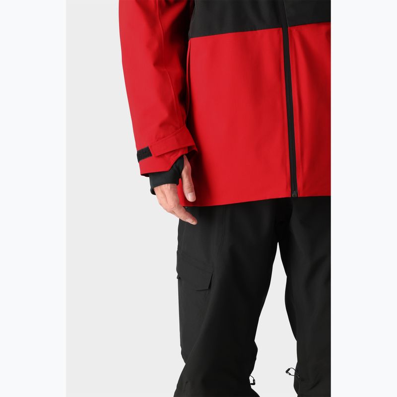 Pánska snowboardová bunda 686 Hydra Thermagraph true red colorblock 7