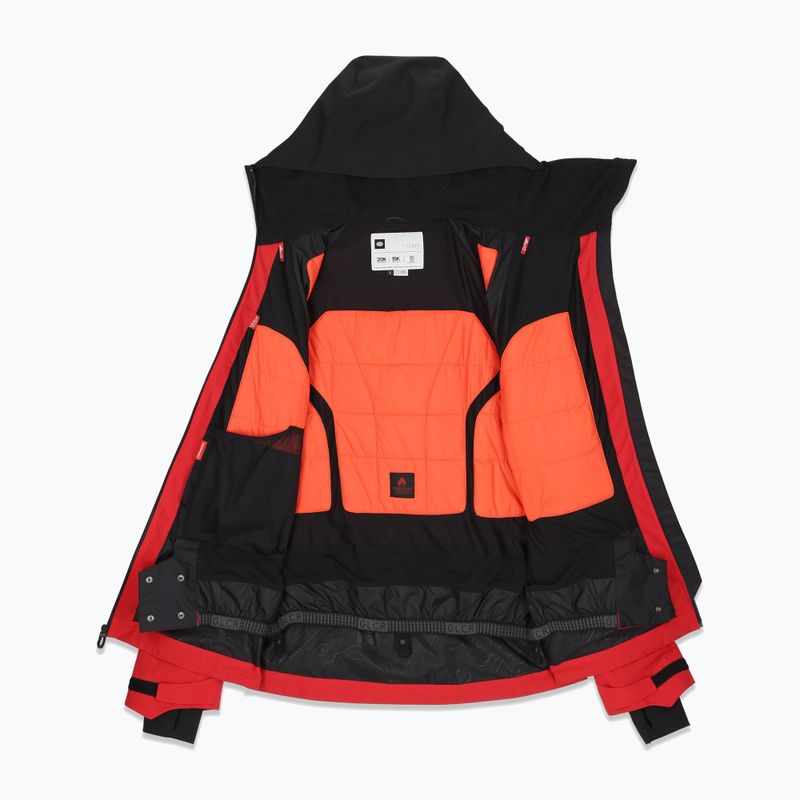 Pánska snowboardová bunda 686 Hydra Thermagraph true red colorblock 8