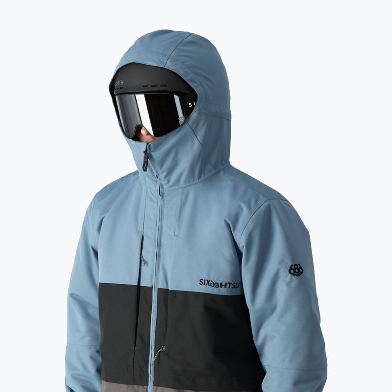Pánska snowboardová bunda 686 Smarty 3 v 1 Form stellar blue colorblock 4