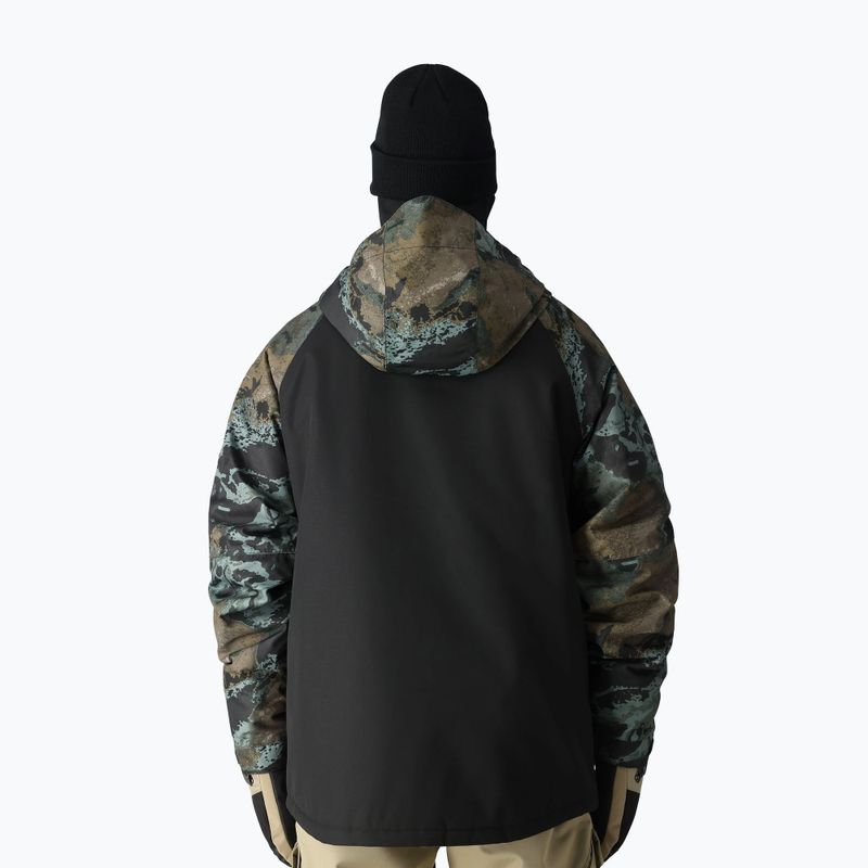 Pánska snowboardová bunda 686 Geo cypress green hemisphere colorblock 3