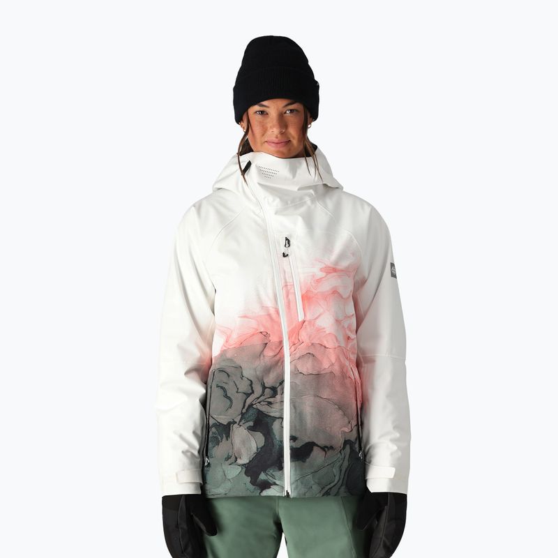 Dámska snowboardová bunda 686 Hydra white cypress cloudbreak