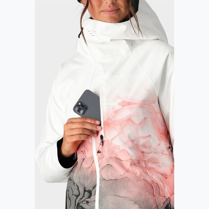 Dámska snowboardová bunda 686 Hydra white cypress cloudbreak 6